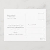 Groeten van het seizoen | Moderne Arch 3 Foto Kers Briefkaart (Achterkant)