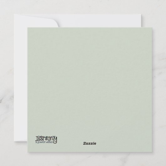 Groeten van het seizoen Mooie bloem Kerstmis Feestdagenkaart (Achterkant)