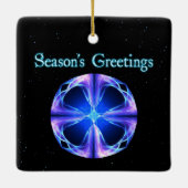 Groeten van het seizoen - Polaris Keramisch Ornament (Achterkant)
