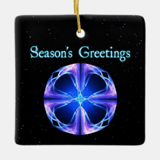 Groeten van het seizoen - Polaris Keramisch Ornament (Voorkant)