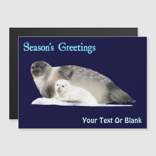 Groeten van het seizoen - Ringed zegel (Voorkant / Achterkant)