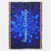 Groeten van het seizoen - Snowburst Deken (Voorkant Verticaal)