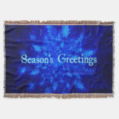 Groeten van het seizoen - Snowburst Deken (Voorkant)