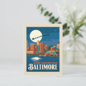 Groeten van het seizoen uit Baltimore Briefkaart (Staand voorkant)