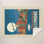 Groeten van het seizoen uit Baltimore Sherpa Deken (Voorkant (horizontaal))