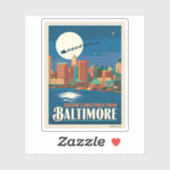 Groeten van het seizoen uit Baltimore Sticker (Vel)