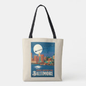 Groeten van het seizoen uit Baltimore Tote Bag (Achterkant)