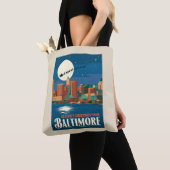 Groeten van het seizoen uit Baltimore Tote Bag (Dichtbij)