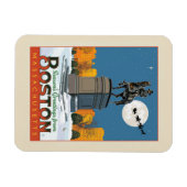 Groeten van het seizoen uit Boston Common! Magneet (Horizontaal)