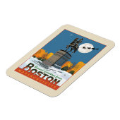 Groeten van het seizoen uit Boston Common! Magneet (Linkerzijde)