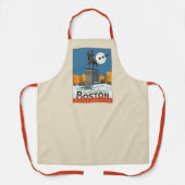 Groeten van het seizoen uit Boston Common! Schort (Voorkant)