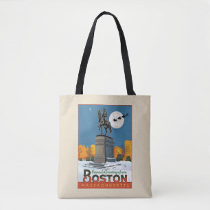 Groeten van het seizoen uit Boston Common! Tote Bag