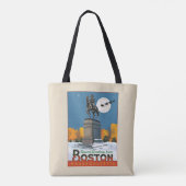 Groeten van het seizoen uit Boston Common! Tote Bag (Achterkant)