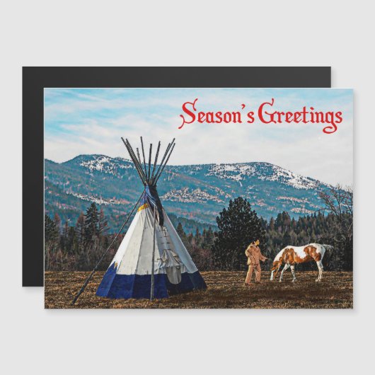 Groeten van het seizoen - Winterkamp (Voorkant / Achterkant)