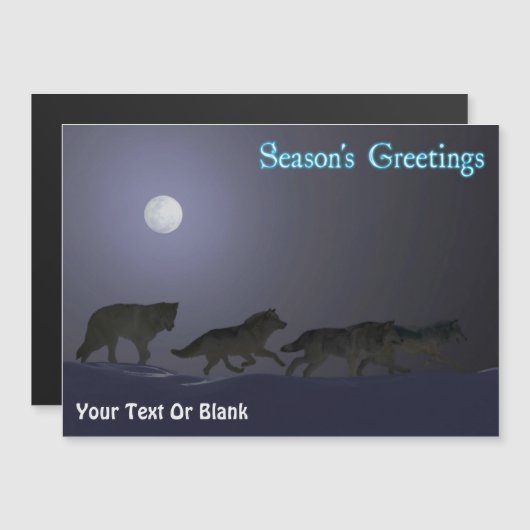 Groeten van het seizoen - Wolf Pack (Voorkant / Achterkant)