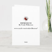 Groeten van het seizoen (zakelijk/commercieel) kar feestdagen kaart (Achterkant)