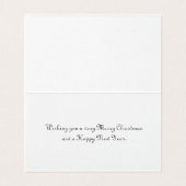 Groeten van het seizoen - Zwart Beer Kaart (Binnenkant ongevouwen)