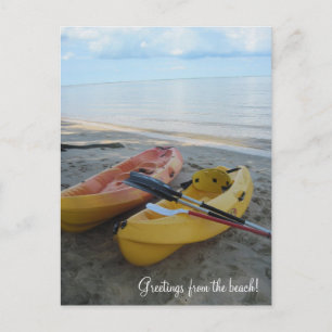 Groeten van het strand! briefkaart