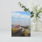 Groeten van het strand! briefkaart (Staand voorkant)