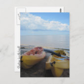 Groeten van het strand! briefkaart (Voorkant / Achterkant)