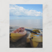 Groeten van het strand! briefkaart (Voorkant)