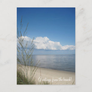 Groeten van het strand! briefkaart
