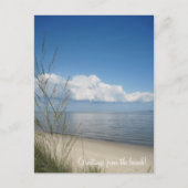 Groeten van het strand! briefkaart (Voorkant)