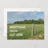 Groeten van hier briefkaart (Voorkant / Achterkant)