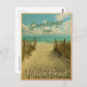 Groeten van Hilton Head Island 2025 Briefkaart (Voorkant / Achterkant)