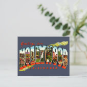  groeten van Hollywood Travel Briefkaart (Staand voorkant)