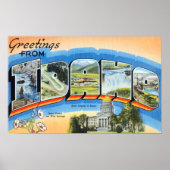  groeten van Idaho-reizen Poster (Voorkant)