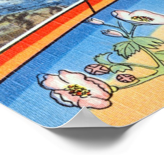  groeten van Idaho-reizen Poster (Hoek)