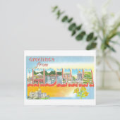 Groeten van Indiana  Briefkaart (Staand voorkant)