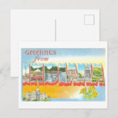 Groeten van Indiana  Briefkaart (Voorkant / Achterkant)