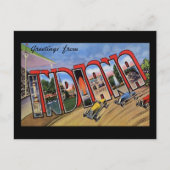 Groeten van Indiana Briefkaart (Voorkant)