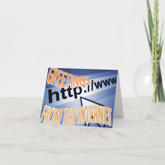 groeten van Internet Kaart (Voorkant)
