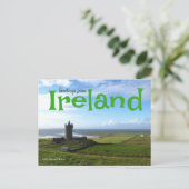 Groeten van Ireland Doonagore Castle Briefkaart (Staand voorkant)