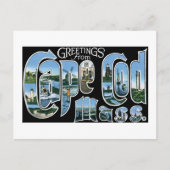 Groeten van Kaap Cod, Massachusetts. Briefkaart (Voorkant)