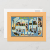  groeten van Kaap Kabeljauw MA Briefkaart (Voorkant / Achterkant)