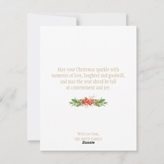 Groeten van Kerstmis van de Hond van het Pet van Feestdagenkaart (Achterkant)