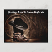 Groeten van Kit Carson, Californië Briefkaart (Voorkant)