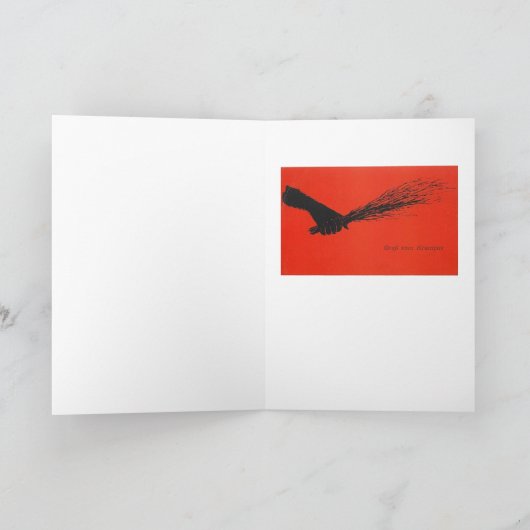 Groeten van Krampus! Feestdagen Kaart (Binnen)