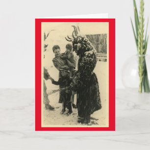 Groeten van Krampus! Feestdagen Kaart