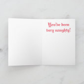 Groeten van Krampus! Kaart (Binnen)