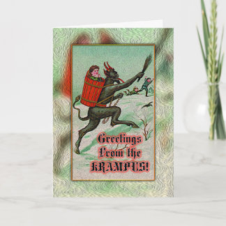 Groeten van Krampus! Kaart
