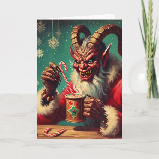 Groeten van Krampus  Kaart (Voorkant)