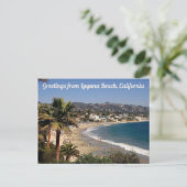 Groeten van Laguna Beach California Briefkaart (Staand voorkant)