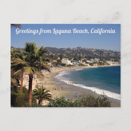 Groeten van Laguna Beach California Briefkaart (Voorkant)