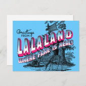 Groeten van LAND LALA - waar de vervalsing echt is Briefkaart (Voorkant / Achterkant)