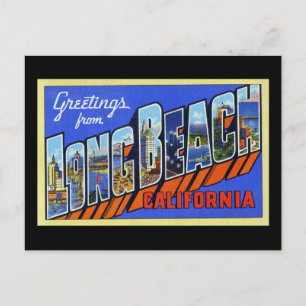 Groeten van Lang Strand Californië Briefkaart